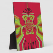 Red Hakuna Matata Muster Fotoplatte (Seite)