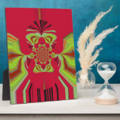 Red Hakuna Matata Muster Fotoplatte (Seite)