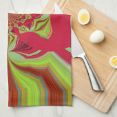 Red Hakuna Matata Muster Küchentuch (Viertel Falte)