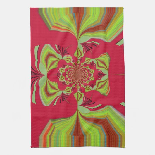 Red Hakuna Matata Muster Küchentuch (Vertikal)