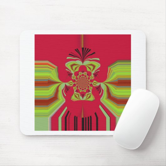 Red Hakuna Matata Muster Mousepad (Mit Mouse)