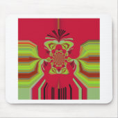 Red Hakuna Matata Muster Mousepad (Vorne)