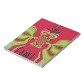 Red Hakuna Matata Muster Notizblock (Rotiert)