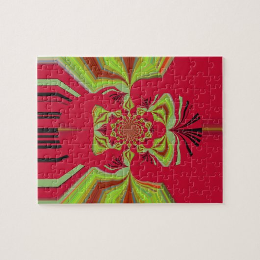 Red Hakuna Matata Muster Puzzle (Horizontal)