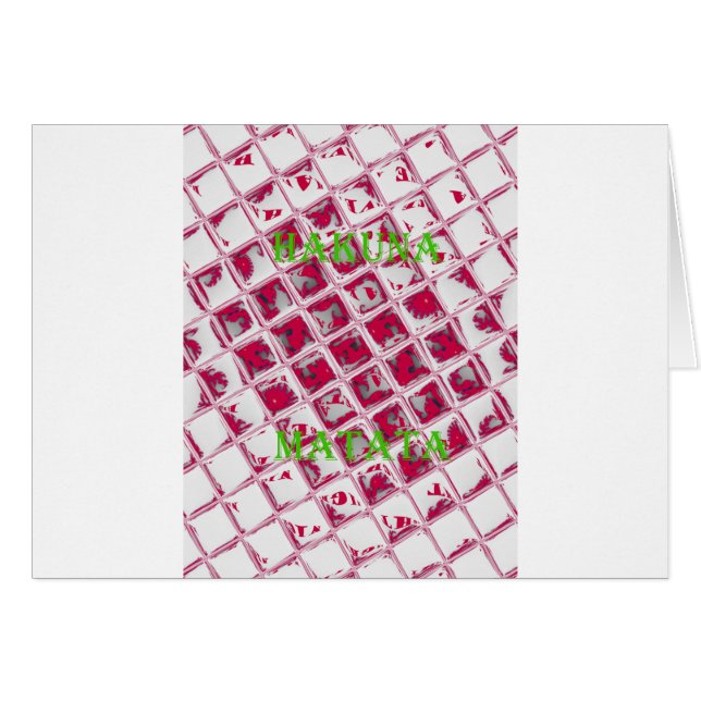 Red Hakuna Matata Style (Vorderseite (Horizontal))