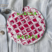 Red Hakuna Matata Style Button (Beispiel)