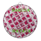 Red Hakuna Matata Style Dartscheibe (vorne)