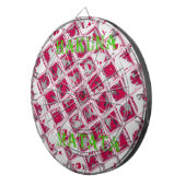 Red Hakuna Matata Style Dartscheibe (Vorderseite rechts)