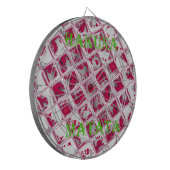 Red Hakuna Matata Style Dartscheibe (Vorderseite Links)