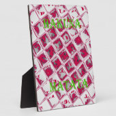 Red Hakuna Matata Style Fotoplatte (Seite)