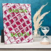 Red Hakuna Matata Style Fotoplatte (Seite)