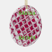 Red Hakuna Matata Style Keramik Ornament (Rechts)