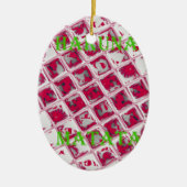 Red Hakuna Matata Style Keramik Ornament (Vorne)