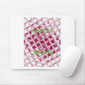 Red Hakuna Matata Style Mousepad (Mit Mouse)