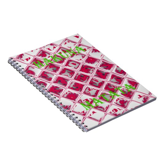 Red Hakuna Matata Style Notizblock (Rechte Seite)