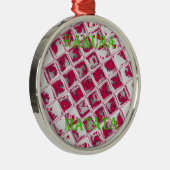 Red Hakuna Matata Style Ornament Aus Metall (Rechts)