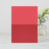 Red Half Texture Dankeschön Card - Custom Bulk Dankeskarte (Stehend Vorderseite)