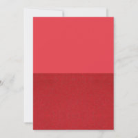Red Half Texture Dankeschön Card - Custom Bulk