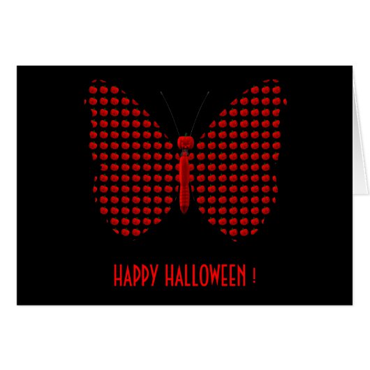 Red Halloween Butterfly (Vorderseite (Horizontal))