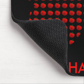 Red Halloween Butterfly Mousepad (Ecke)
