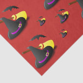 RED HALLOWEEN CUSTOM SEIDENPAPIER (Ausschnitt)