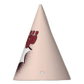 Red Happy 11. Geburtstag Bowling Partyhütchen (Rechts)