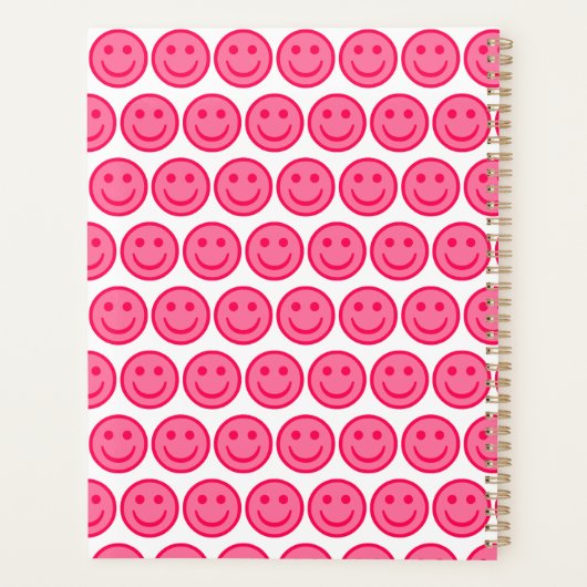 Red Happy Face Planer (Rückseite)