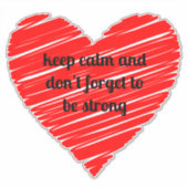 Red Happy heart romance graphic Aufkleber (Vorderseite)