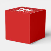 Red Happy Kanji Geschenkschachtel (Rückseite)