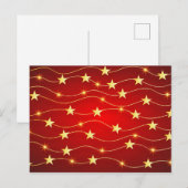 Red Happy New Year Postkarte (Vorne/Hinten)