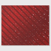 Red Happy xmas luxe background Geschenkpapier (Flach)