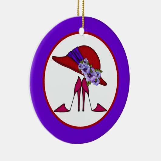 Red Hat 2 Keramikornament (Rechts)