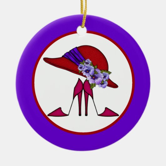 Red Hat 2 Keramikornament (Vorne)