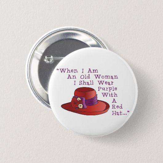 Red Hat Button (Vorne & Hinten)