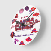 red hat clock runde wanduhr (Winkel)