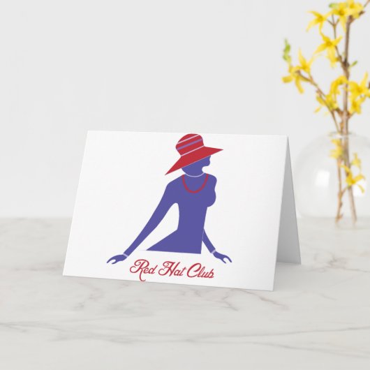 Red Hat Club Karte (Gelbe Blume)