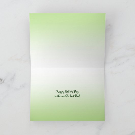 Red Hat Fathers Day Karte (Innenseite)