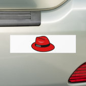 Red Hat Fedora Autoaufkleber (Auf Auto)