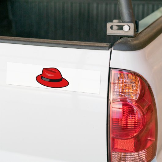 Red Hat Fedora Autoaufkleber (Auf Lkw)