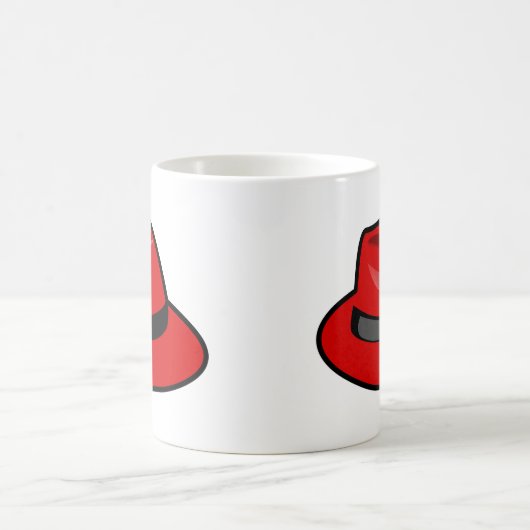 Red Hat Fedora Kaffeetasse (Mittel)