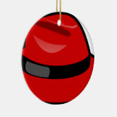 Red Hat Fedora Keramikornament (Rechts)