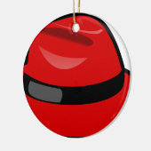 Red Hat Fedora Keramikornament (Links)
