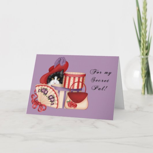 Red Hat-Geheimnis-Kumpel Karte (Vorderseite)