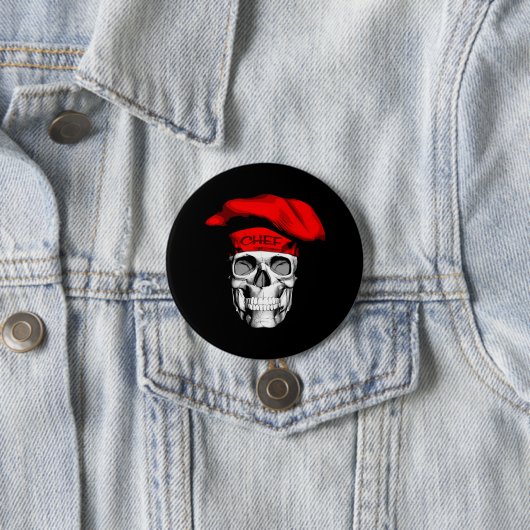 Red Hat Koch Skull Button (Beispiel)