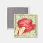 Red Hat Magnet (Vorderseite/Rückseite)