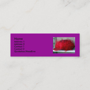 Red Hat Mini Visitenkarte