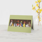 Red Hat Night Karte (Gelbe Blume)