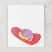 Red Hat Platzkarte (Außenseite Aufgefaltet)