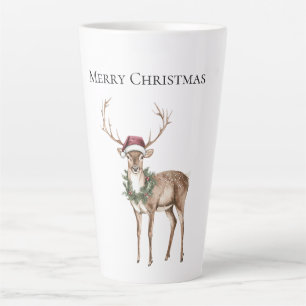Red Hat Reindeer Christmas Milchtasse