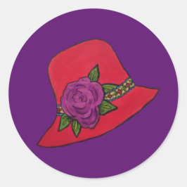 Red Hat Runder Aufkleber